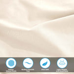 400 Thread Count Egyptian Cotton Sateen Bed Sheet Set - Egyptian Cotton Sheet Set by Superior Brand