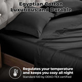 400 Thread Count Egyptian Cotton Sateen Bed Sheet Set - Egyptian Cotton Sheet Set by Superior Brand