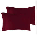 Egyptian Cotton 400 Thread Count Solid Luxury Pillowcases, Set of 2 - Egyptian Cotton Pillowcases by Superior Brand