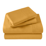 400 Thread Count Egyptian Cotton Sateen Bed Sheet Set - Egyptian Cotton Sheet Set by Superior Brand