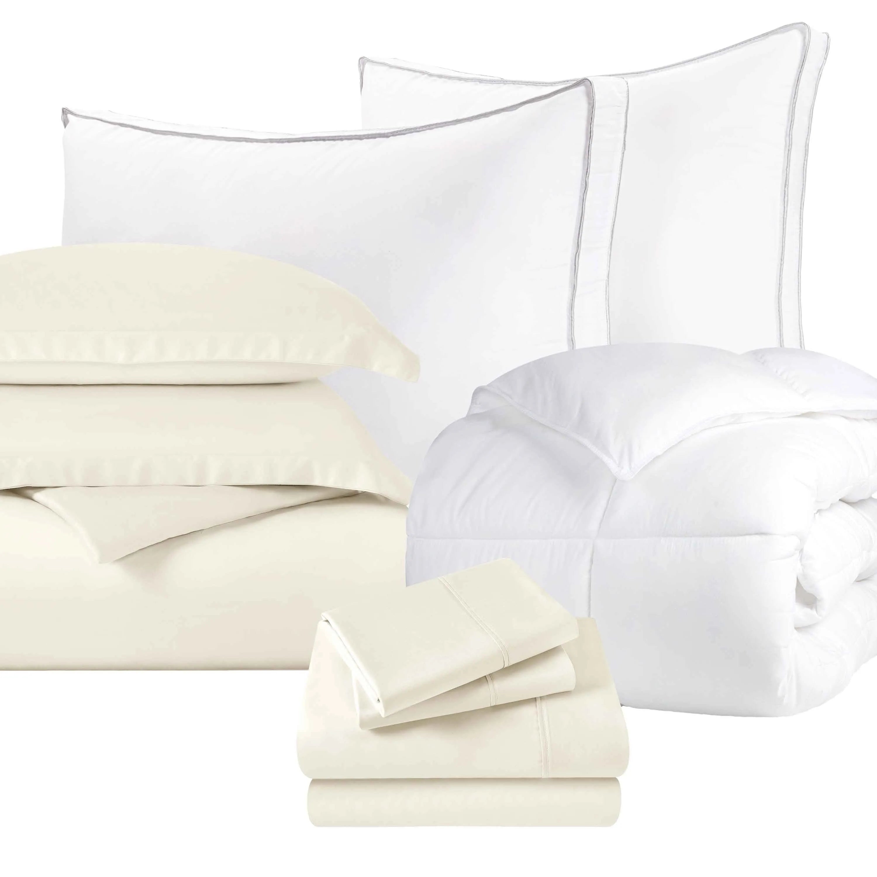 11-Piece Refined Comfort Move-In Bedding Bundle - Move-in Bundle by Superior Brand