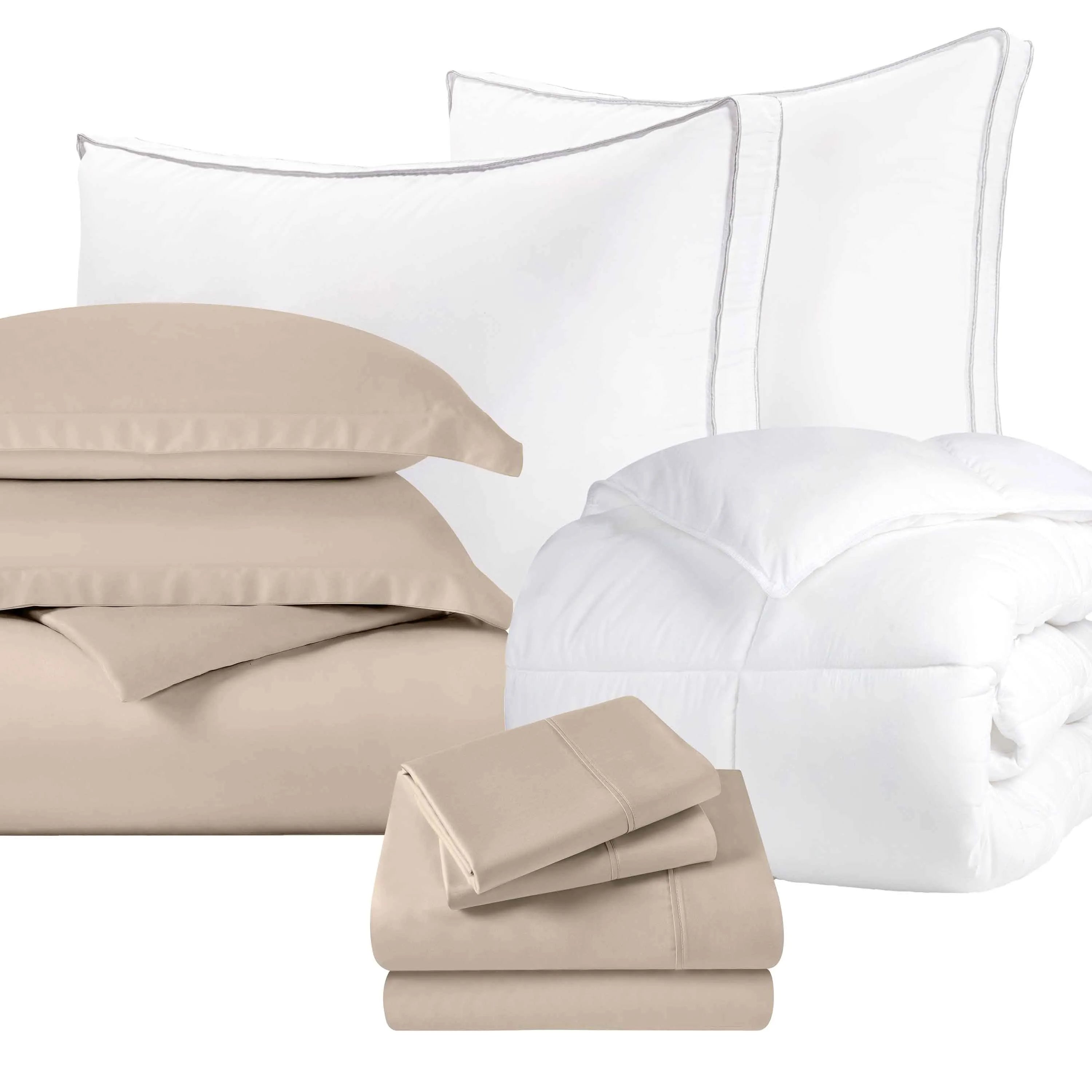 11-Piece Refined Comfort Move-In Bedding Bundle - Move-in Bundle by Superior Brand