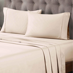 400 Thread Count Egyptian Cotton Sateen Bed Sheet Set - Egyptian Cotton Sheet Set by Superior Brand