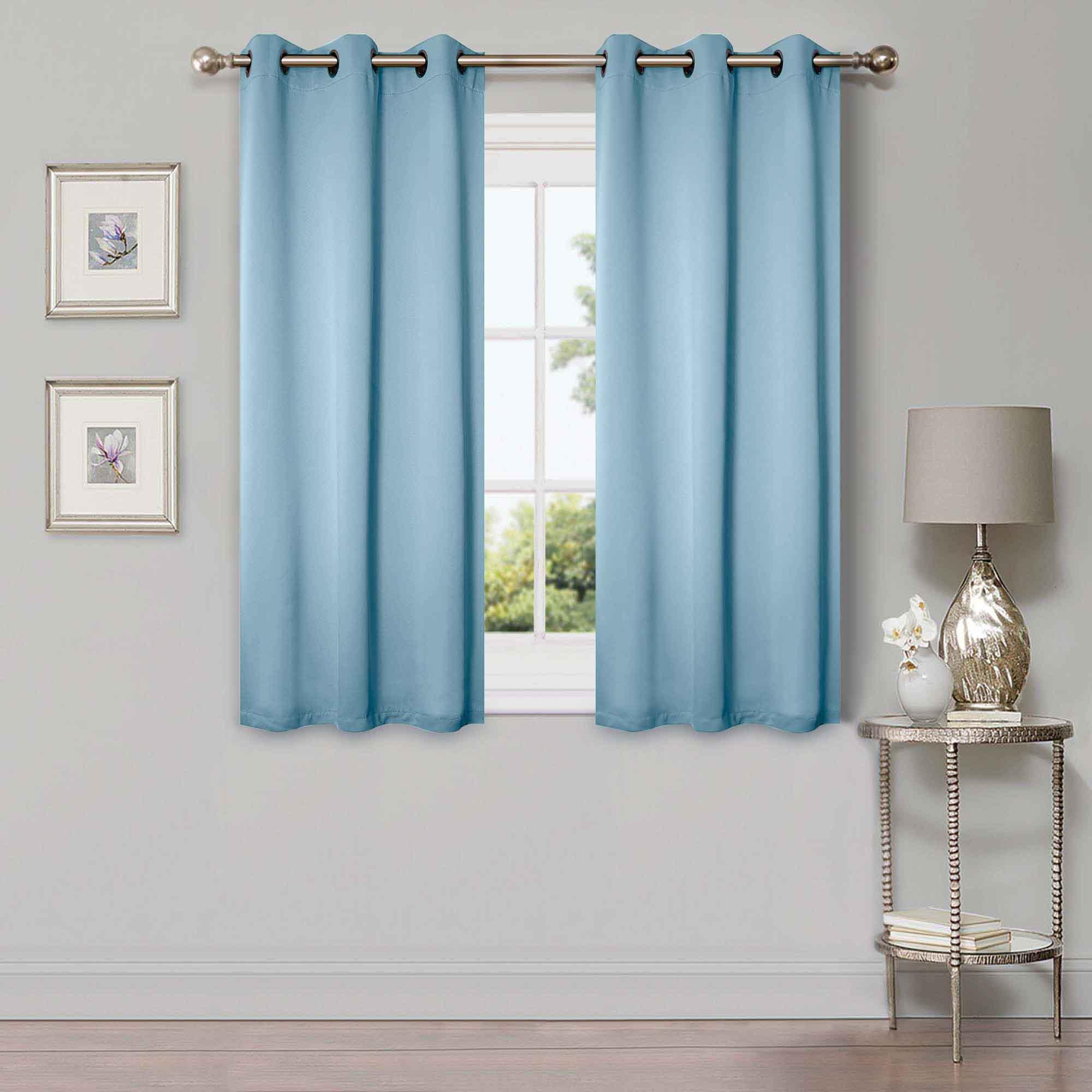 Solid Machine Washable Room Darkening Blackout Curtains, Set of 2 - Blackout Curtains by Superior