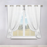 Classic Modern Solid Room Darkening Blackout Curtain Panels, Set of 2