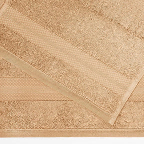 Superior Premium Turkish Cotton Assorted 12-Piece Towel Set -  Hazelnut