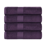 Eco-Friendly Ring-Spun Cotton 4-Piece Bath Towel Set