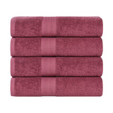 Eco-Friendly Ring-Spun Cotton 4-Piece Bath Towel Set