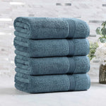 Egyptian Cotton Plush Absorbent Luxury Bath Towel Set of 4 - Egyptian Cotton Bath Towel by Superior Brand