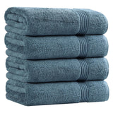 Egyptian Cotton Plush Absorbent Luxury Bath Towel Set of 4 - Egyptian Cotton Bath Towel by Superior Brand