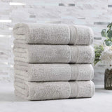 Egyptian Cotton Plush Absorbent Luxury Bath Towel Set of 4 - Egyptian Cotton Bath Towel by Superior Brand