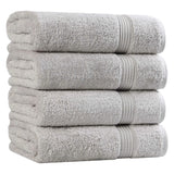 Egyptian Cotton Plush Absorbent Luxury Bath Towel Set of 4 - Egyptian Cotton Bath Towel by Superior Brand