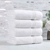 Egyptian Cotton Plush Absorbent Luxury Bath Towel Set of 4 - Egyptian Cotton Bath Towel by Superior Brand