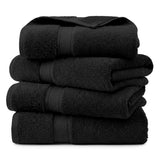 Madeline Egyptian Cotton Bath Towel Set 4-Piece