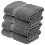 Madison Egyptian Cotton Pile Heavyweight 4 Piece Bath Towel Set - Egyptian Cotton Bath Towel by Superior Brand