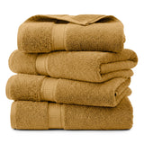 Madeline Egyptian Cotton Bath Towel Set 4-Piece