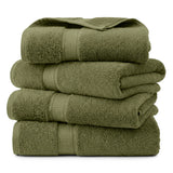 Madeline Egyptian Cotton Bath Towel Set 4-Piece