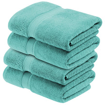 Superior Egyptian Cotton Plush Heavyweight Absorbent Luxury Soft Bath Towel  -Turquoise
