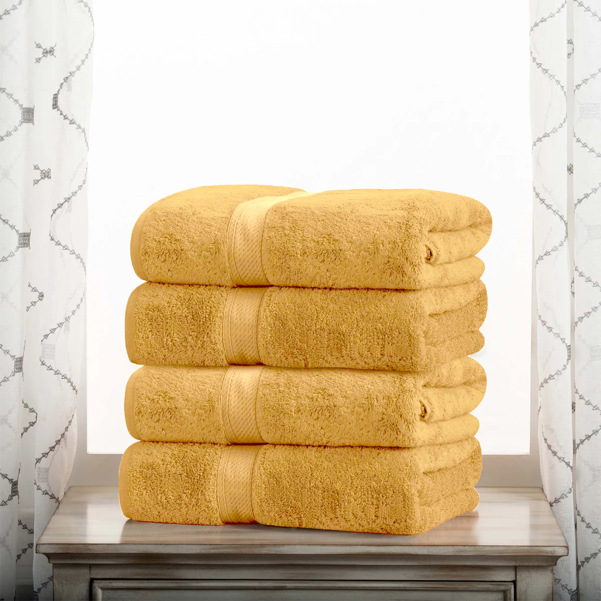 Madison Egyptian Cotton Bath Towel Set 4-Piece