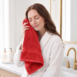 Madeline Egyptian Cotton Hand Towels 4-Piece Plush Set