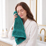 Madeline Egyptian Cotton Hand Towels 4-Piece Plush Set