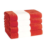 Cabana Stripe Oversized Cotton Beach Towel Sets