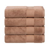Turkish Cotton Bath Towels Heavyweight 4 Piece Set Aria