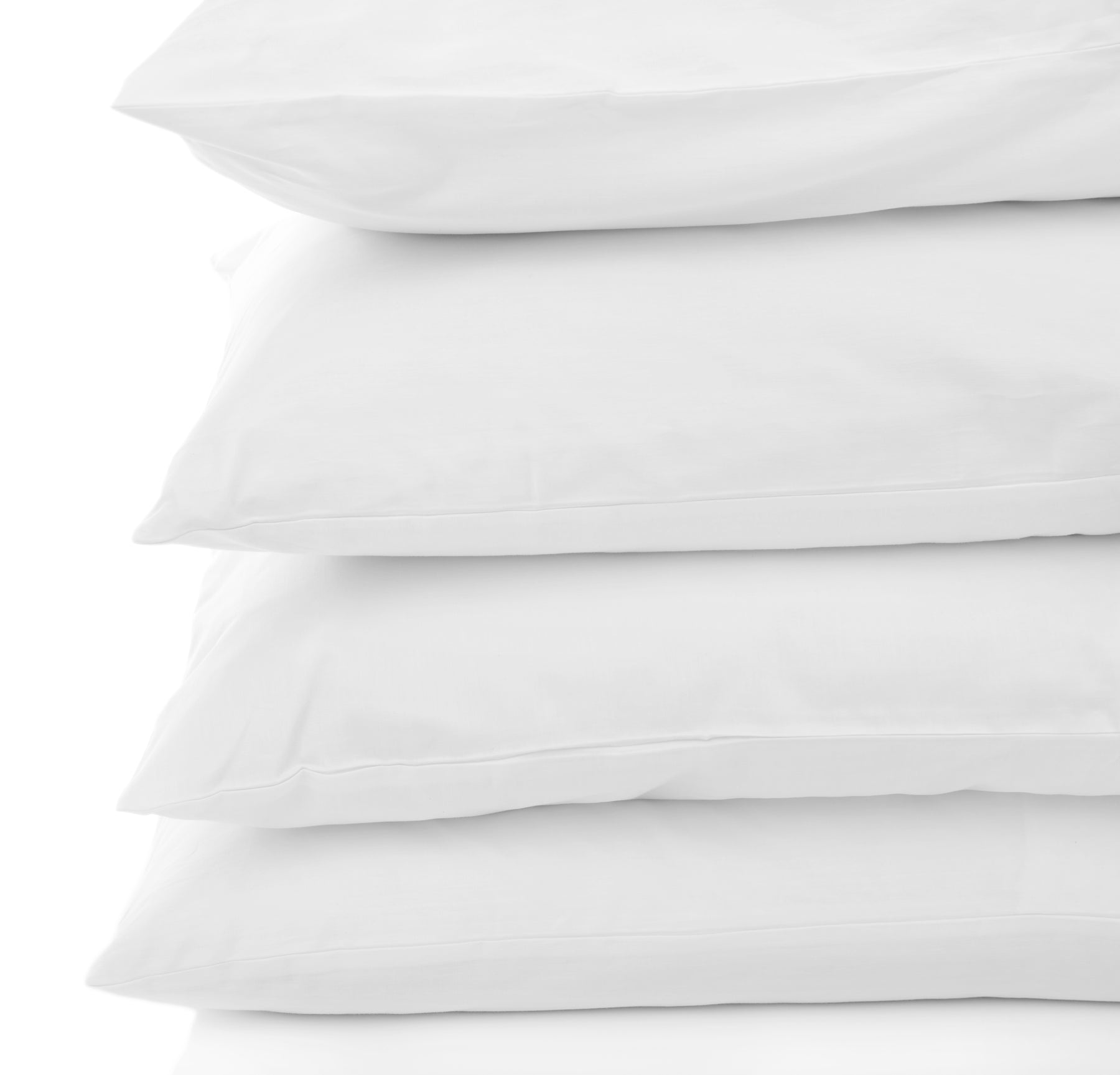 Cotton Blend Hotel Quality White Pillowcase - White