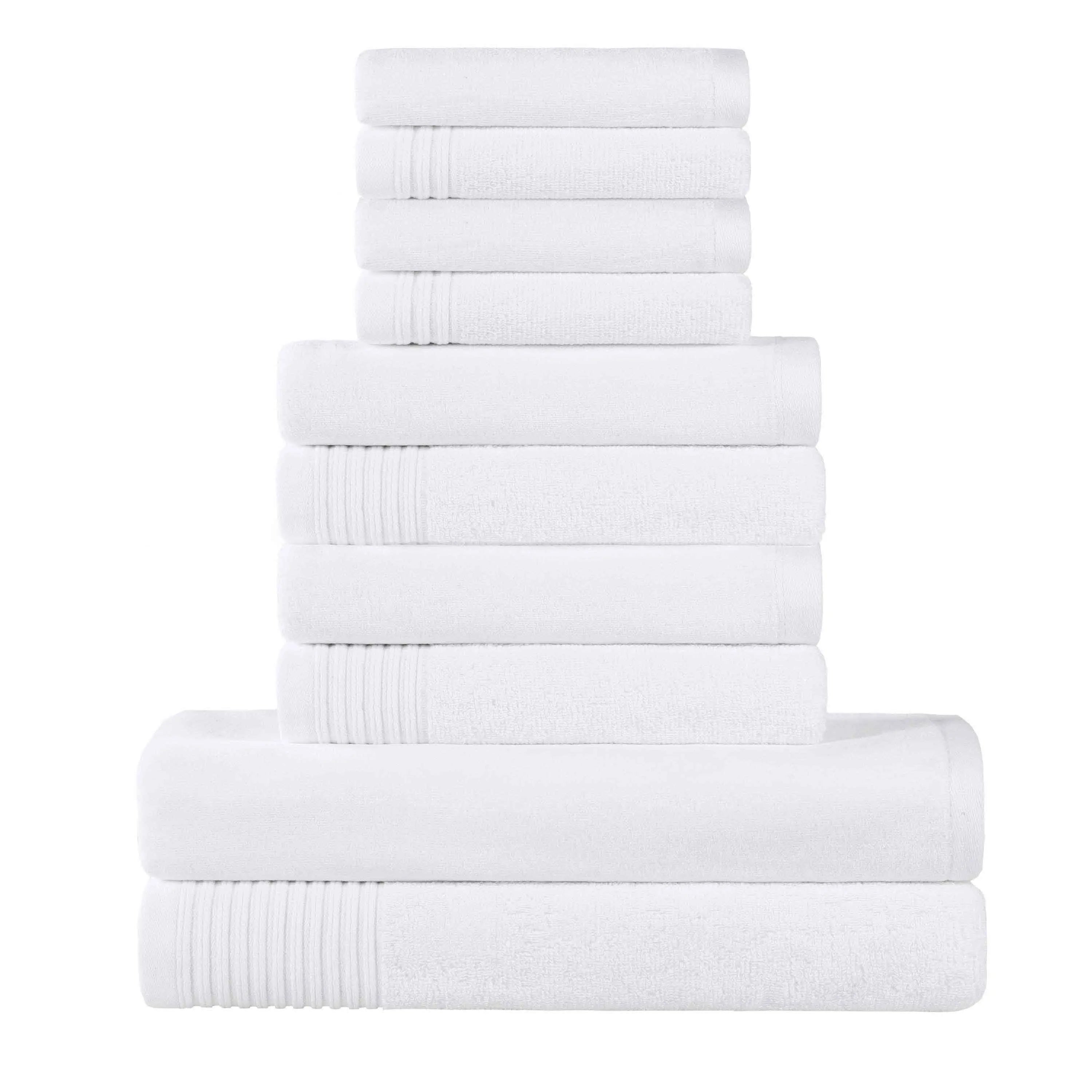 Marble Cotton Textured Towel Set 10-Piece - Towel Set by Superior Brand