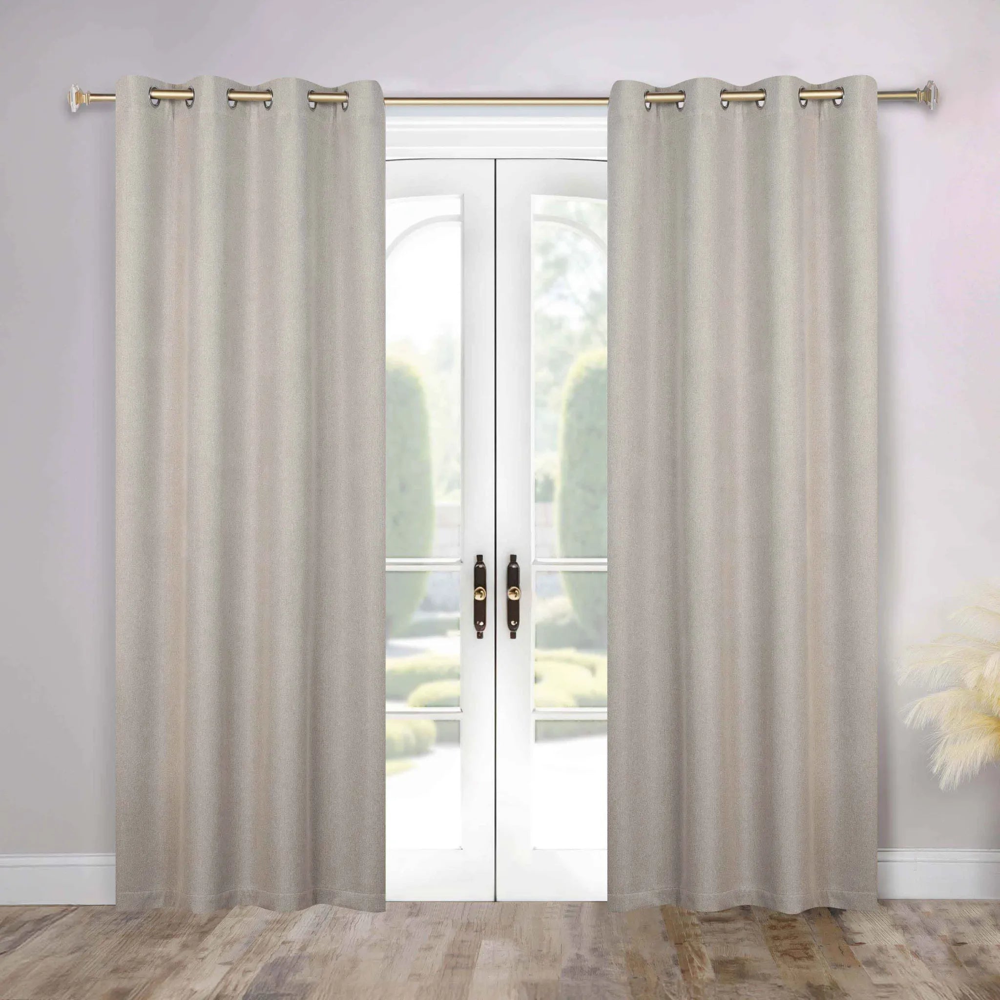 Nyan 100% Blackout Machine Washable Grommet Curtains, Set of 2 Panels - Blackout Curtains by Superior Brand