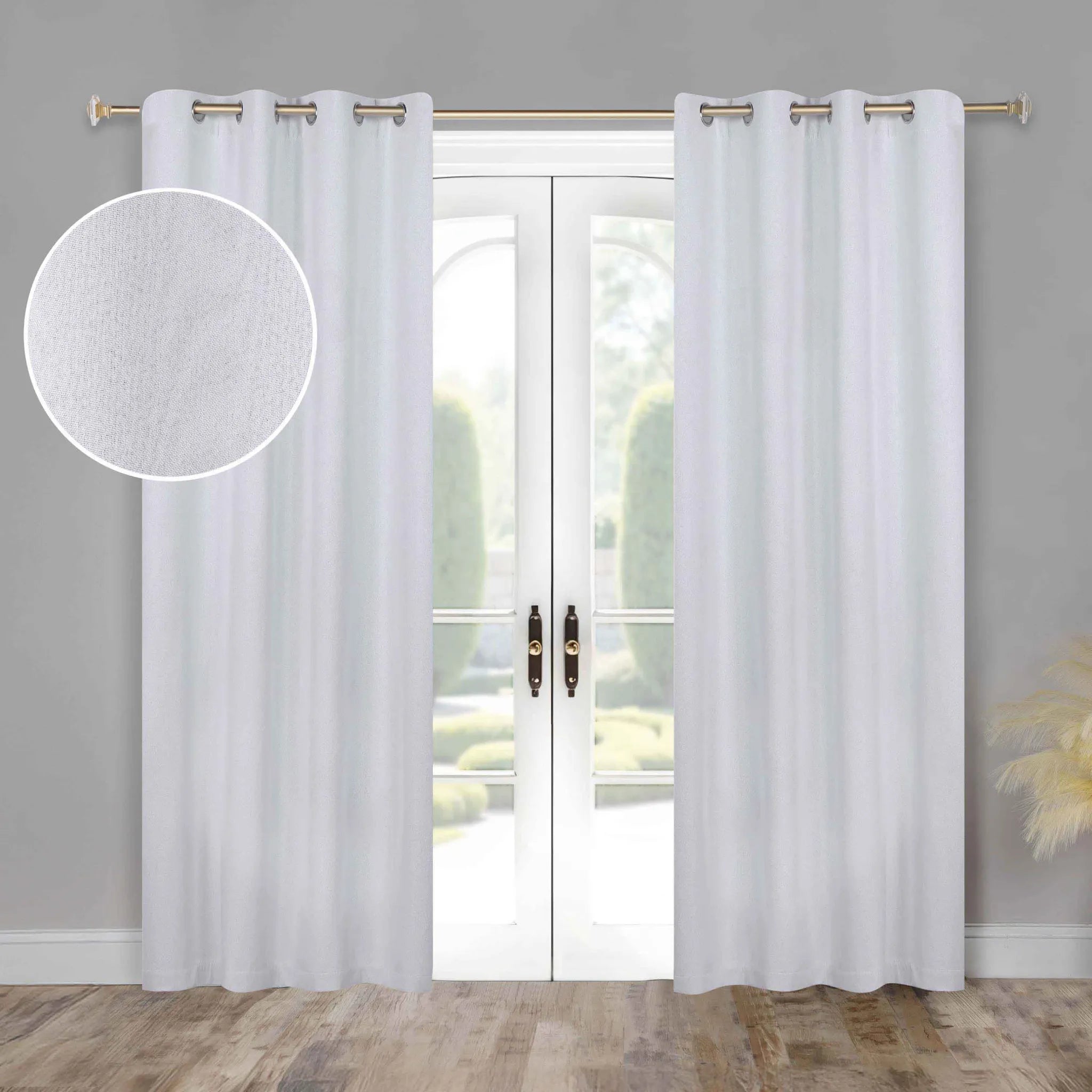 Neal 100% Blackout Machine Washable Grommet Curtains, Set of 2 Panels - Blackout Curtains by Superior Brand