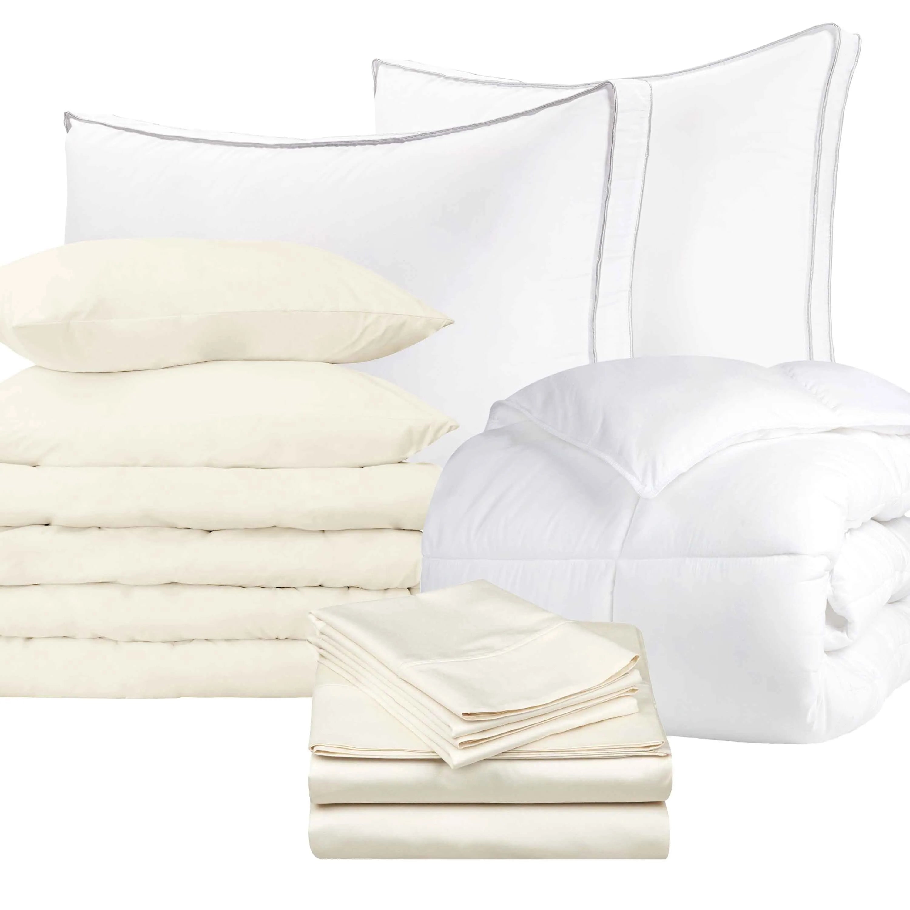 11-Piece Indulgent Comfort Move-In Bedding Bundle - Move-in Bundle by Superior Brand