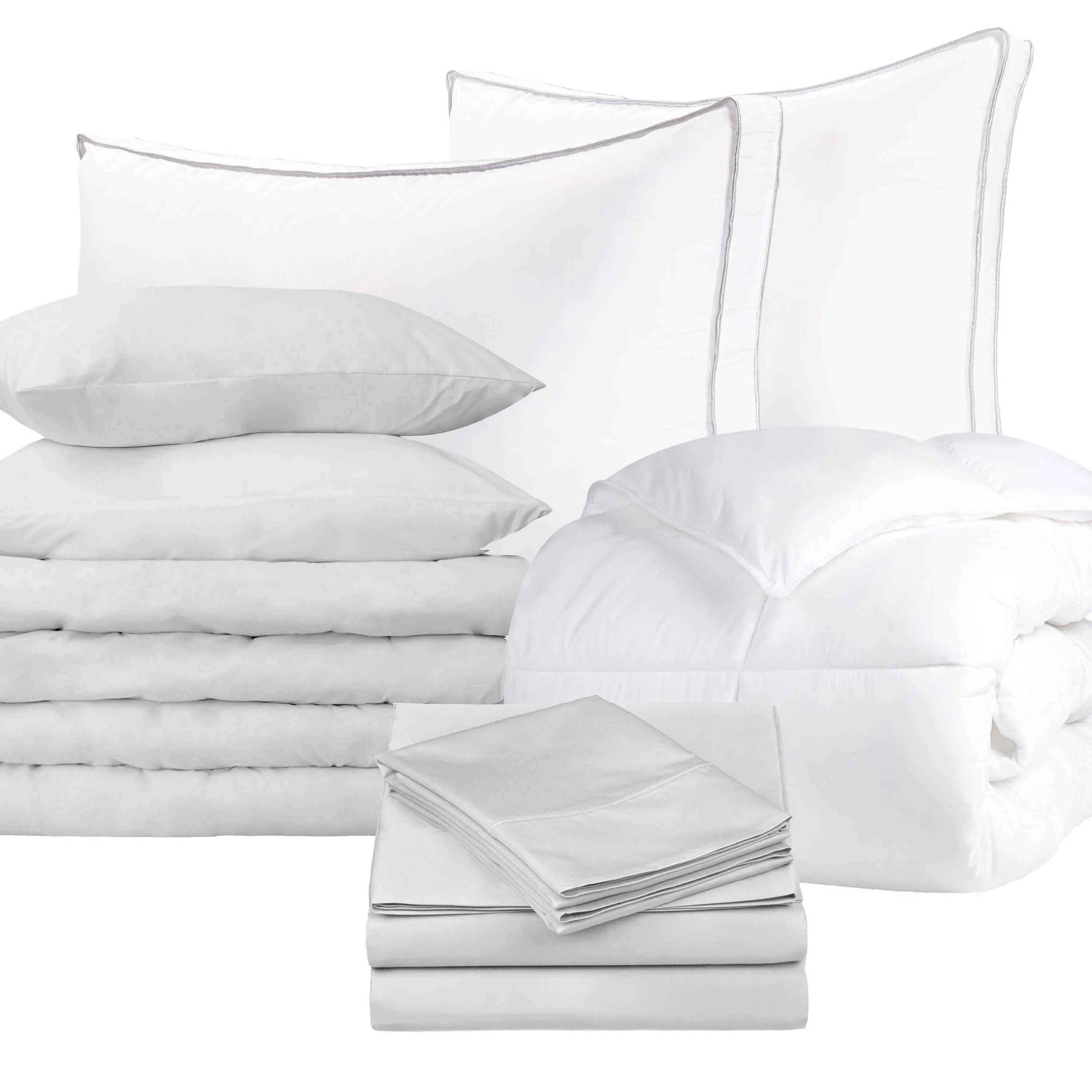 11-Piece Indulgent Comfort Move-In Bedding Bundle - Move-in Bundle by Superior Brand