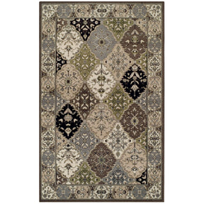 Paloma Contemporary Damask Indoor Area Rug or Runner Rug Or Door Mat