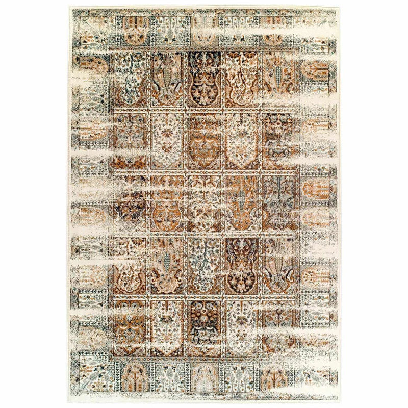 Waterford Abstract Patchwork Medallion Indoor Area Rug or Runner