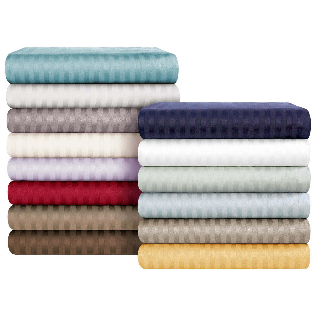 Superior Premium 600 Thread Count Egyptian Cotton Solid Duvet Cover Set