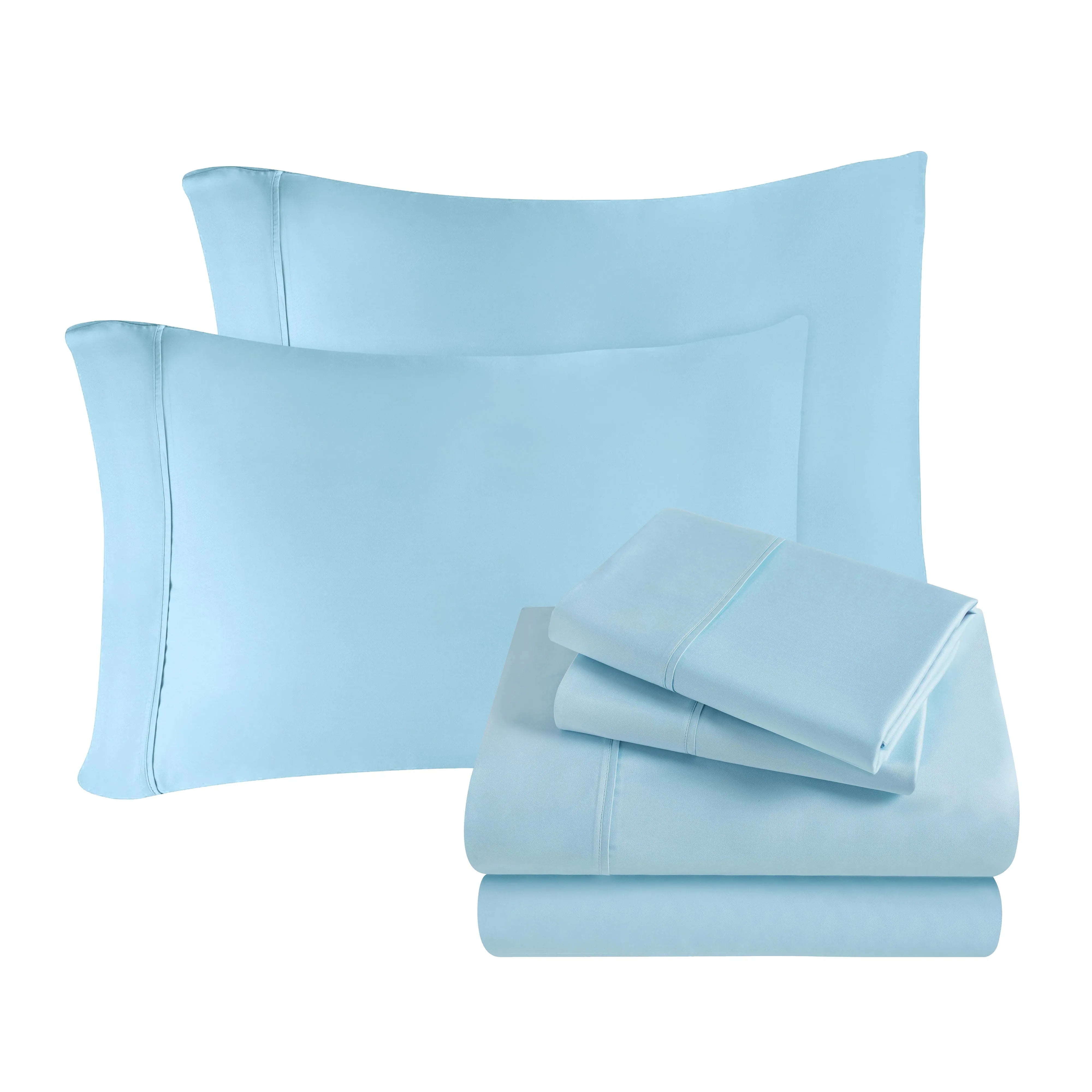 6-Piece Cotton Blend 600 Thread Count Sheet Bundle - Hardcore Bundle by Superior Brand