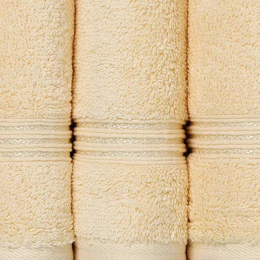 Heritage Egyptian Cotton Plush Heavyweight 8 Piece Towel Set - Egyptian Cotton Towel Set by Superior