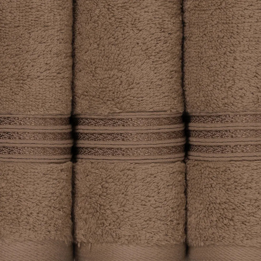 Heritage Egyptian Cotton Plush Heavyweight 8 Piece Towel Set - Egyptian Cotton Towel Set by Superior