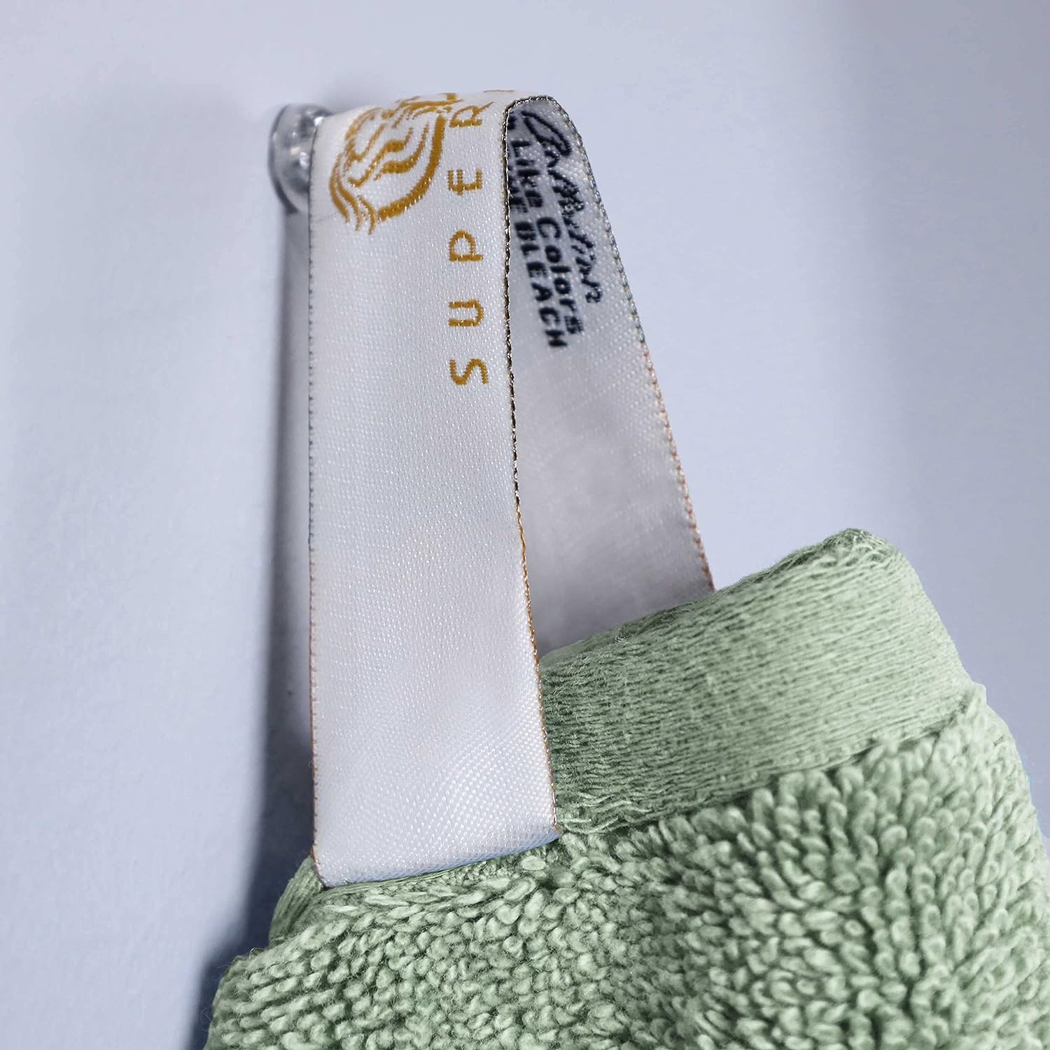 Superior Premium Turkish Cotton Assorted 12-Piece Towel Set - Olive Green