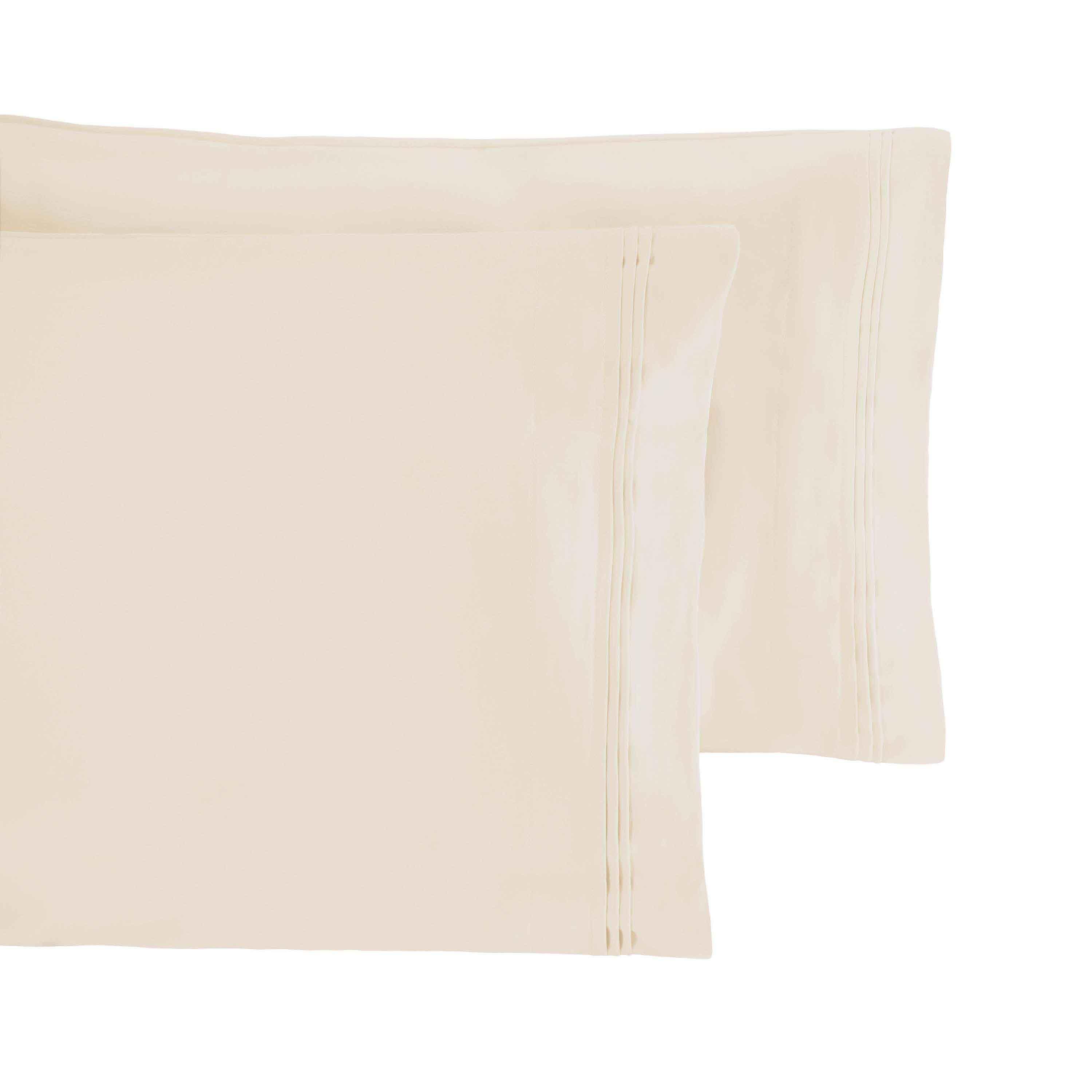 650 Thread Count Premium Egyptian Cotton Solid Pillowcase Set - Egyptian Cotton Pillowcases by Superior