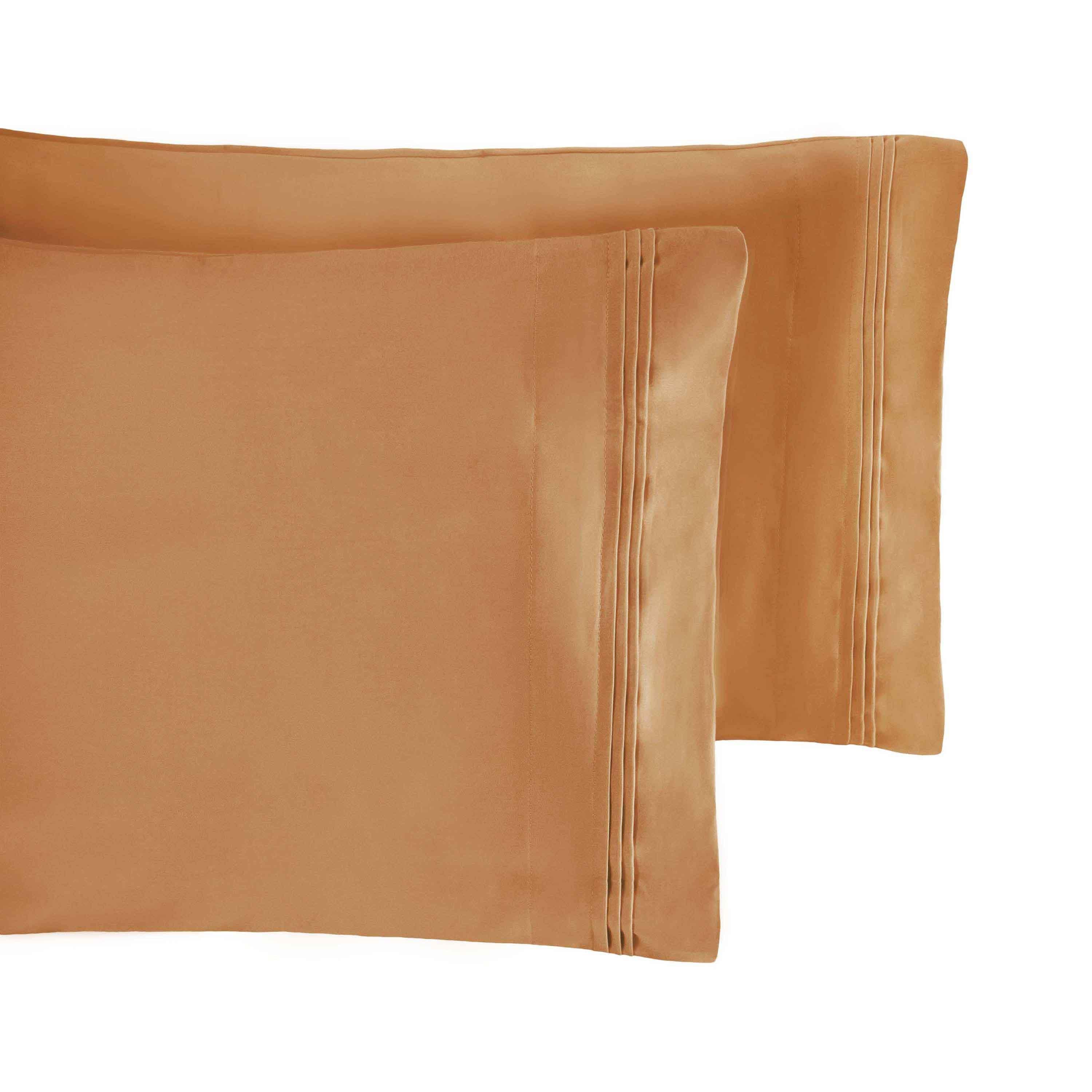 650 Thread Count Premium Egyptian Cotton Solid Pillowcase Set - Egyptian Cotton Pillowcases by Superior