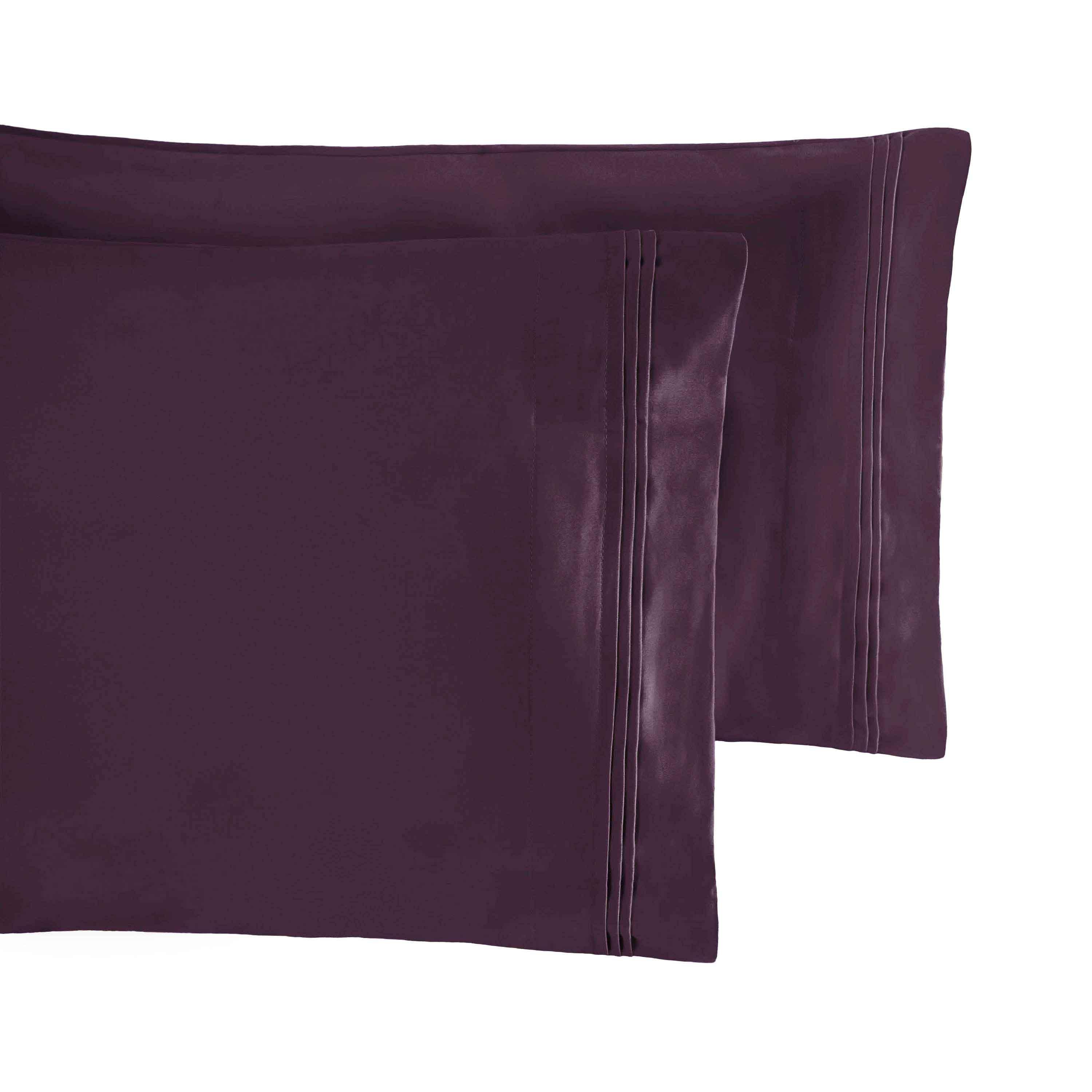 650 Thread Count Premium Egyptian Cotton Solid Pillowcase Set - Egyptian Cotton Pillowcases by Superior