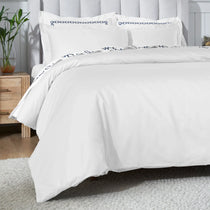 650 Thread Count Egyptian Cotton Solid Duvet Cover - Egyptian Cotton Duvet Cover Set by Superior Brand