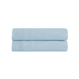 100% Egyptian Cotton 650 Thread Count Solid Pillowcase Set