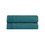 100% Egyptian Cotton 650 Thread Count Solid Pillowcase Set