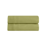 100% Egyptian Cotton 650 Thread Count Solid Pillowcase Set