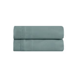 100% Egyptian Cotton 650 Thread Count Solid Pillowcase Set