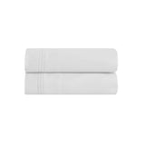 100% Egyptian Cotton 650 Thread Count Solid Pillowcase Set