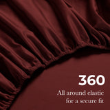 650 Thread Count Egyptian Cotton Sateen Sheet Set